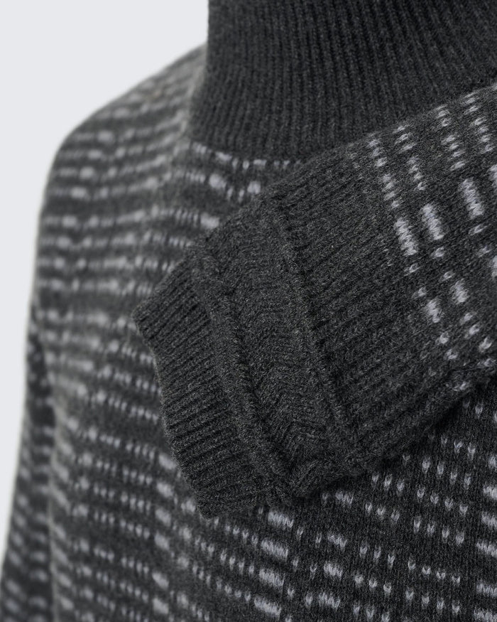 Ballentyne Merino Wool Morse Code Knit
