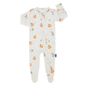 Bamboo Footed Zipper Sleeper, Print