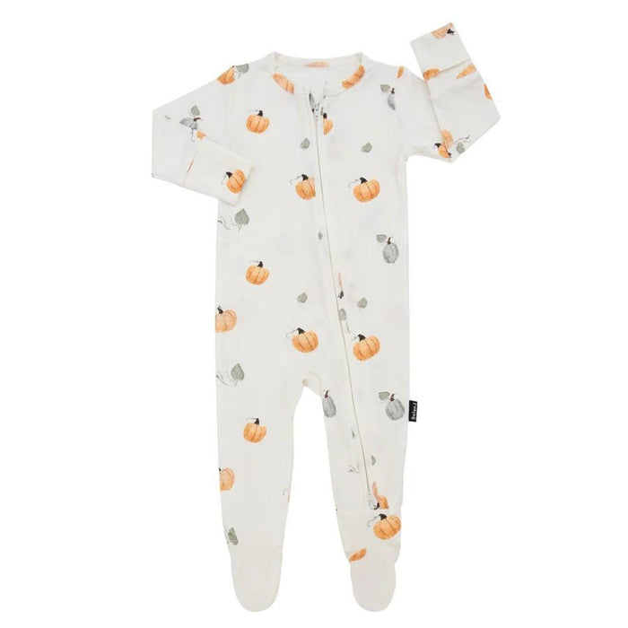 Bamboo Footed Zipper Sleeper, Print