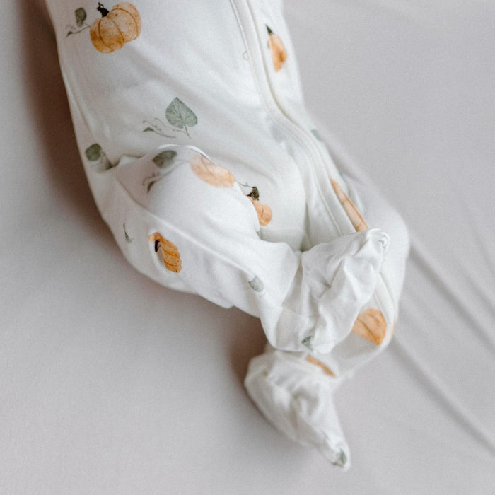 Bamboo Footed Zipper Sleeper, Print