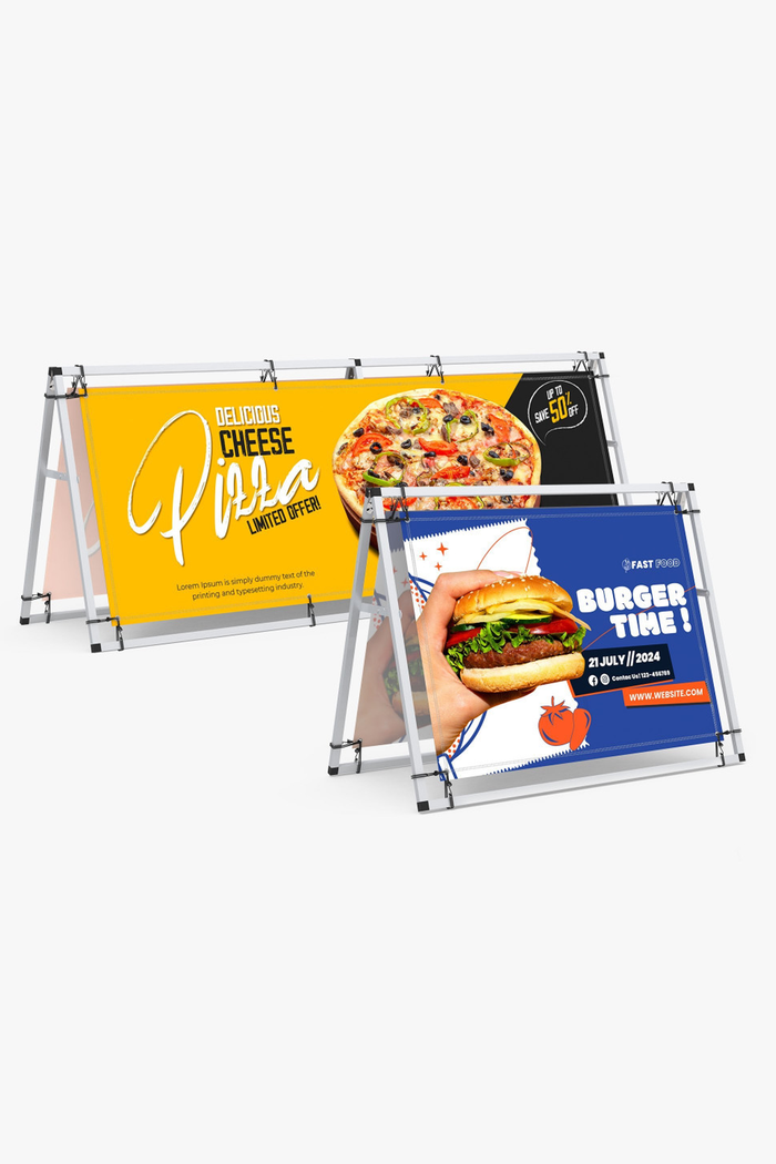 Banner A-Frame Sign