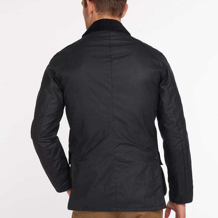 Barbour - Ashby Wax Jacket in Navy - Nigel Clare