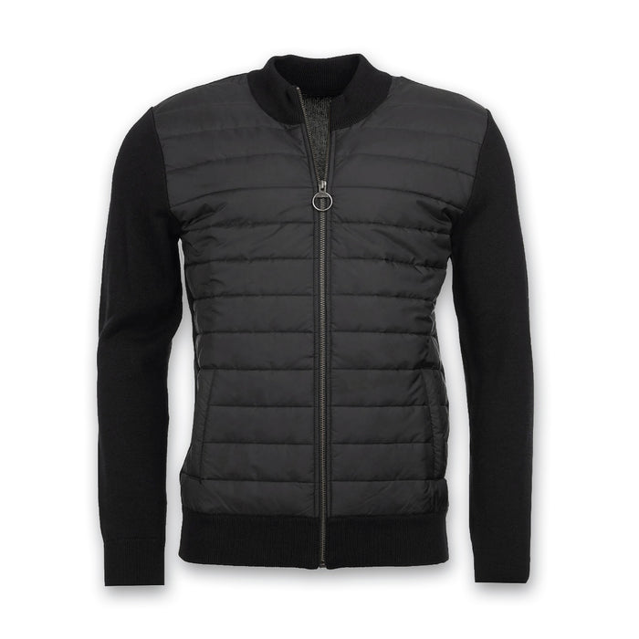 Barbour - Carn Baffle Zip Through Jacket in Black - Nigel Clare