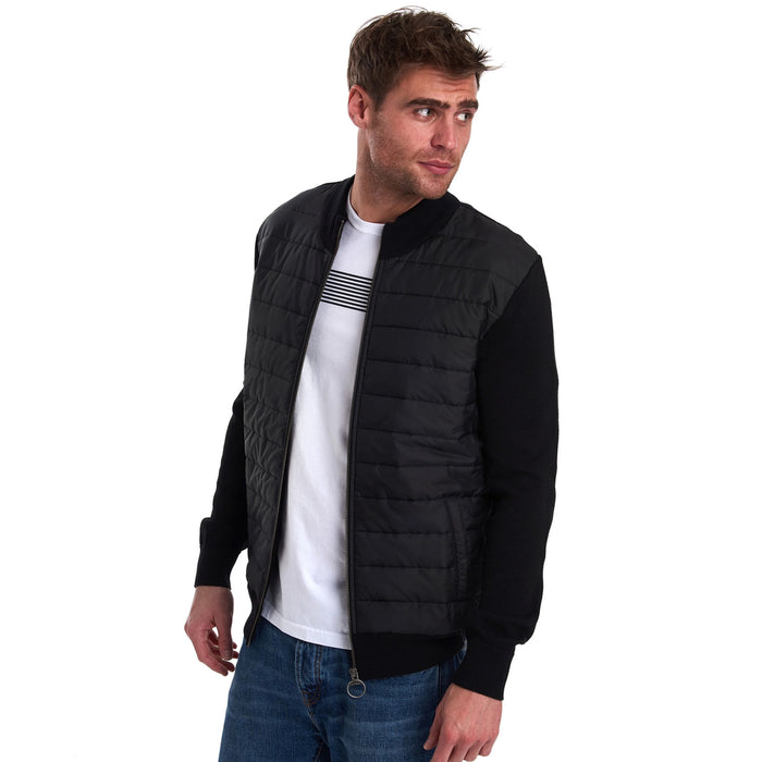 Barbour - Carn Baffle Zip Through Jacket in Black - Nigel Clare