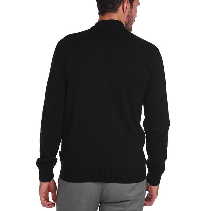 Barbour - Carn Baffle Zip Through Jacket in Black - Nigel Clare