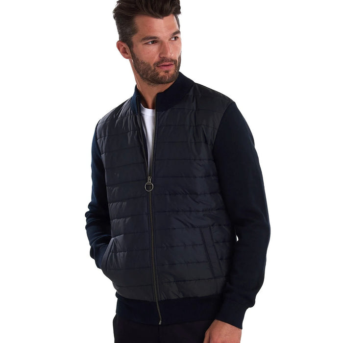 Barbour - Carn Baffle Zip Through Jacket in Navy - Nigel Clare