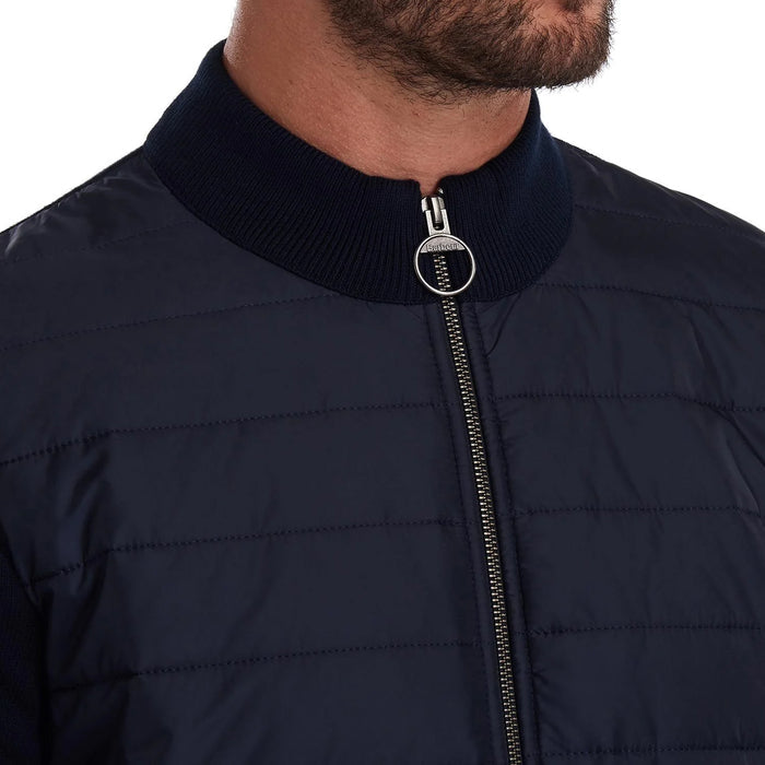 Barbour - Carn Baffle Zip Through Jacket in Navy - Nigel Clare