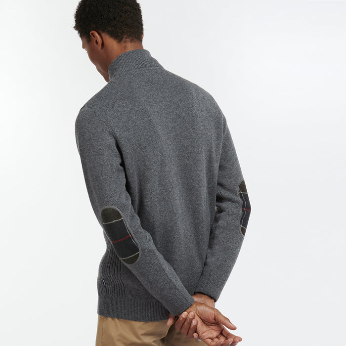 Barbour - Holden Half Zip Jumper in Grey Marl - Nigel Clare