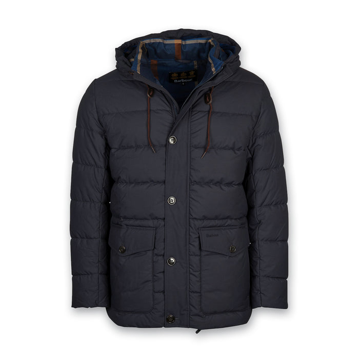 Barbour - Mobury Quilted Jacket In Navy - Nigel Clare