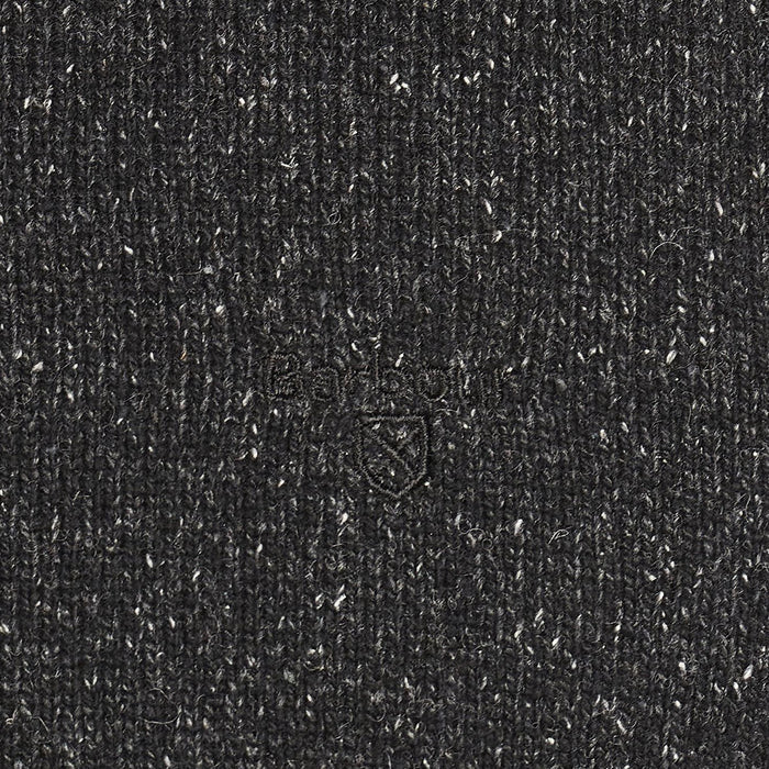 Barbour - Tisbury Crew Neck Knit Jumper in Black - Nigel Clare