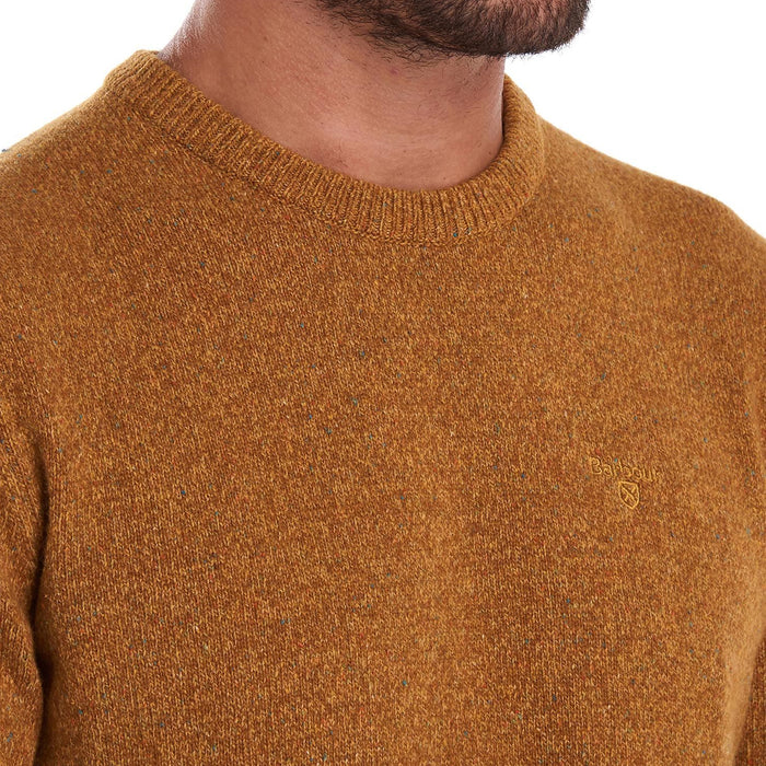 Barbour - Tisbury Crew Neck Knit Jumper in Copper - Nigel Clare
