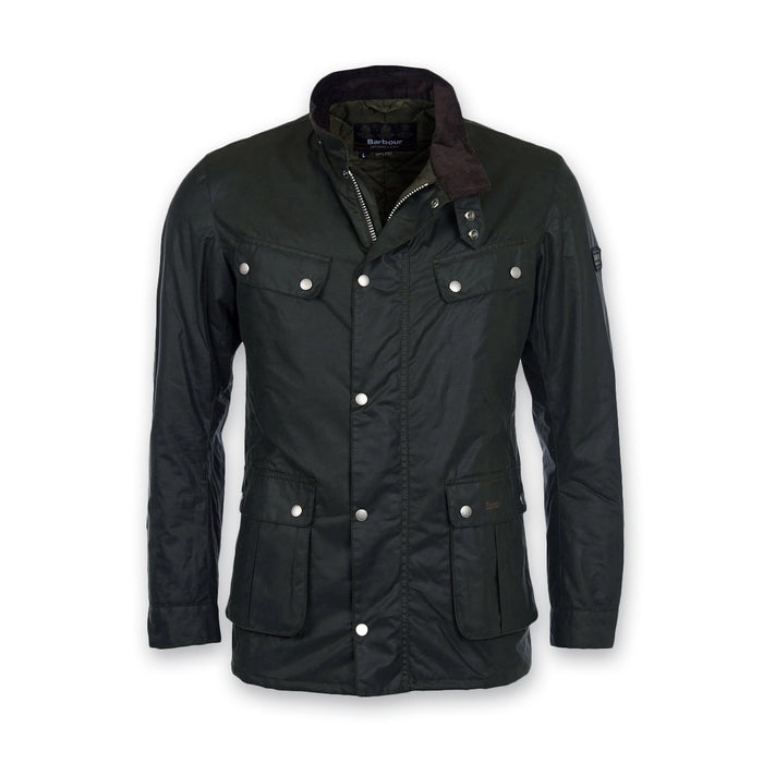 Barbour Intl - Duke Wax Jacket in Sage - Nigel Clare