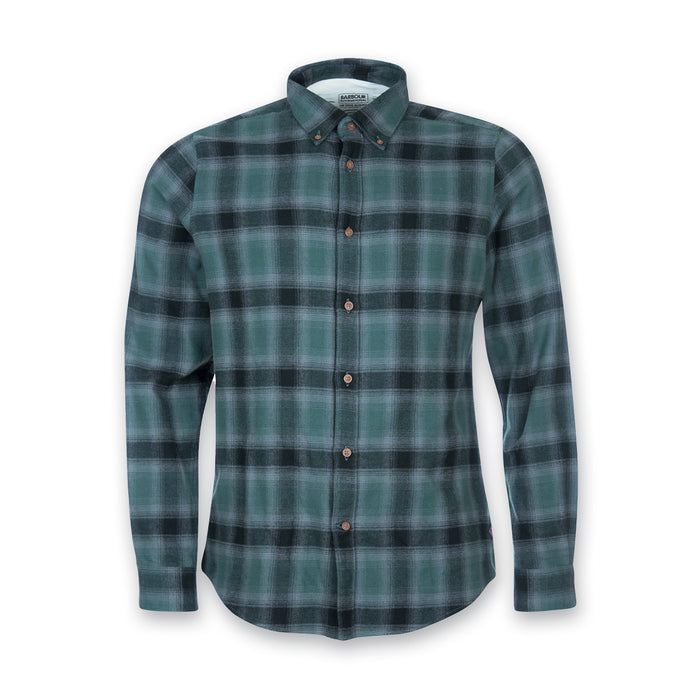Barbour Intl. - Joshua Check Shirt in Deep Green - Nigel Clare