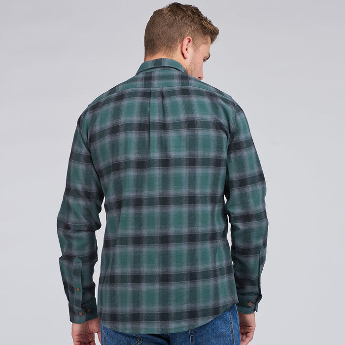 Barbour Intl. - Joshua Check Shirt in Deep Green - Nigel Clare