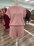 Barefoot Pink Polka Dot Short Set *FINAL SALE*