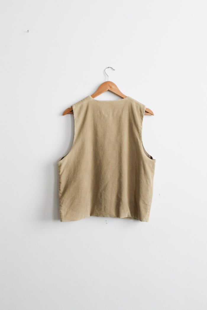 barley corduroy vest