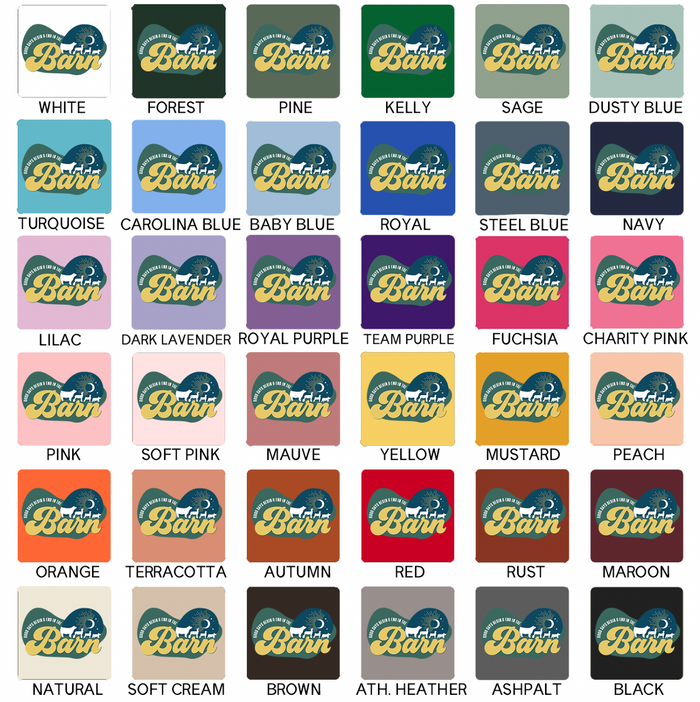 Barn Days- Bella Canvas T-Shirt