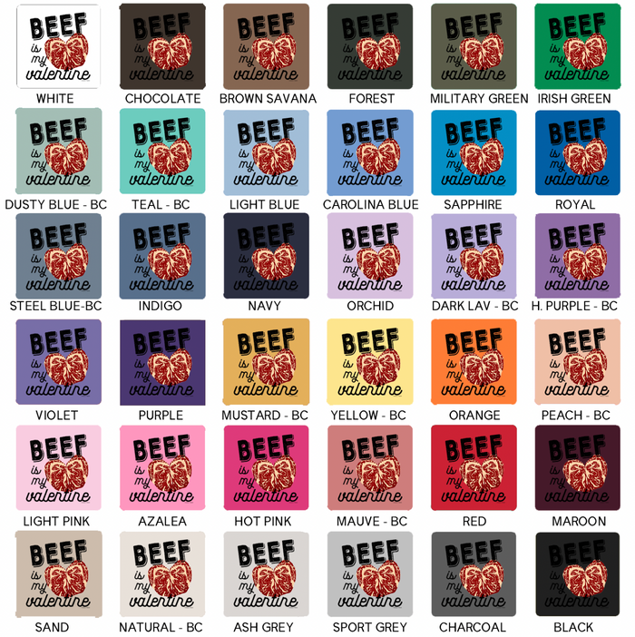 Beef Is My Valentine– Hoodie