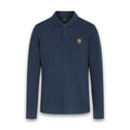 Belstaff - Essentials LS Polo Shirt in Dark Ink - Nigel Clare