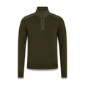 Belstaff - Kilmington Quarter Zip in Salvia Green - Nigel Clare