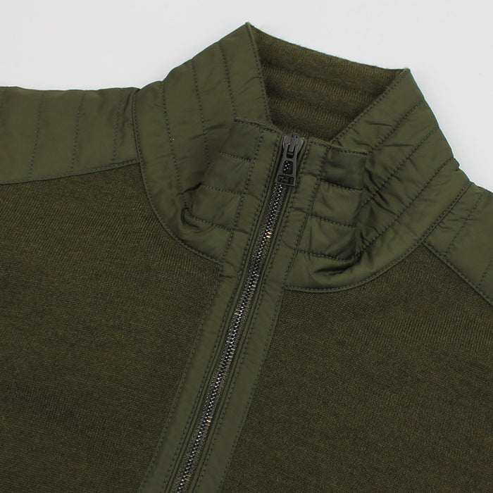 Belstaff - Kilmington Quarter Zip in Salvia Green - Nigel Clare