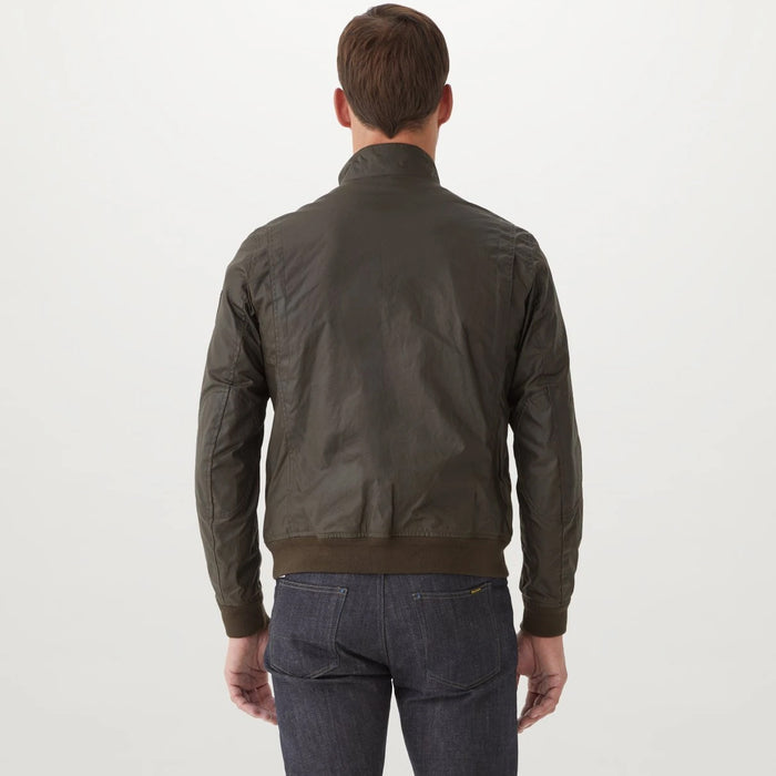 Belstaff - Scouter Wax Jacket in Faded Olive - Nigel Clare