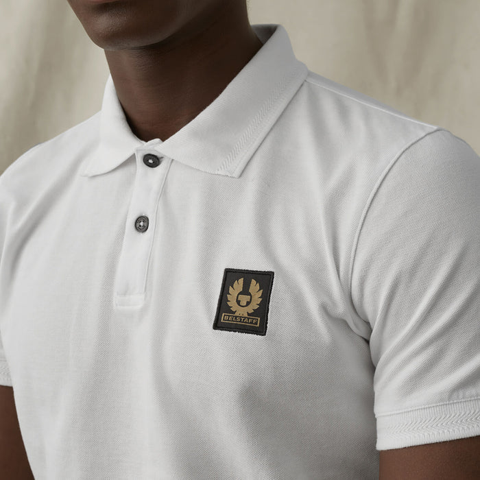 Belstaff - SS Polo Shirt in White - Nigel Clare