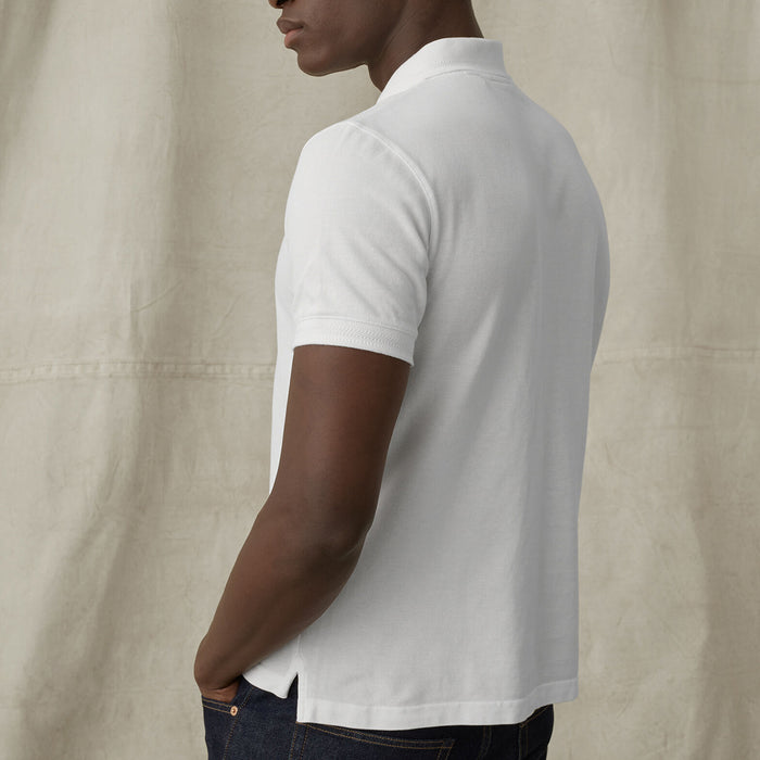 Belstaff - SS Polo Shirt in White - Nigel Clare