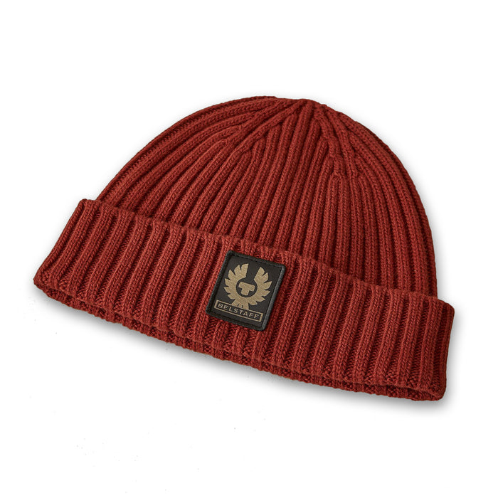 Belstaff - Watch Patch Hat in Biking Red - Nigel Clare