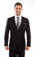 Black 2-PC Slim Fit Performance Stretch Suits For Men - Giorgio's Menswear