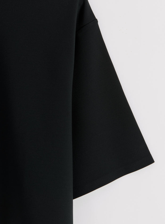 Black Luxe Boxy Short Sleeve