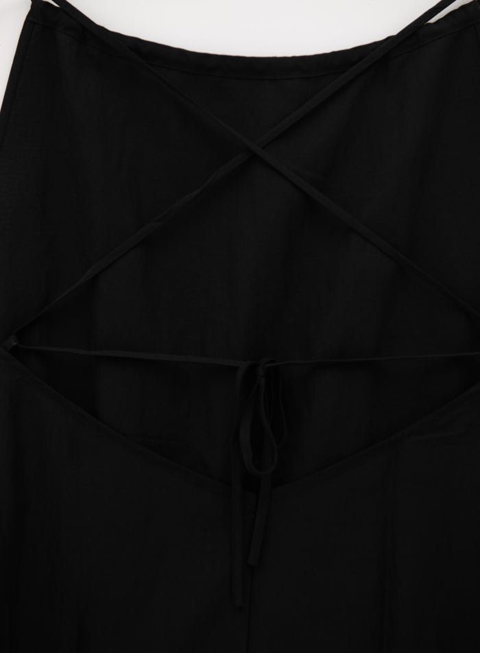 Black Riviera Short Dress