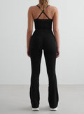 Black Shape Seamless Flare Tall Tights