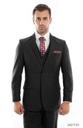Black Suit For Men Formal Suits For All Ocassions M217S-01 - Giorgio's Menswear