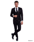 Black/Black Suit For Men Formal Suits For All Ocassions - Giorgio's Menswear