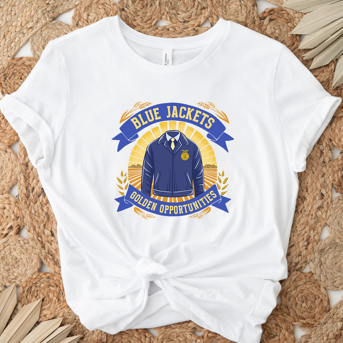 Blue Jackets Golden Opportunities- Bella Canvas T-Shirt