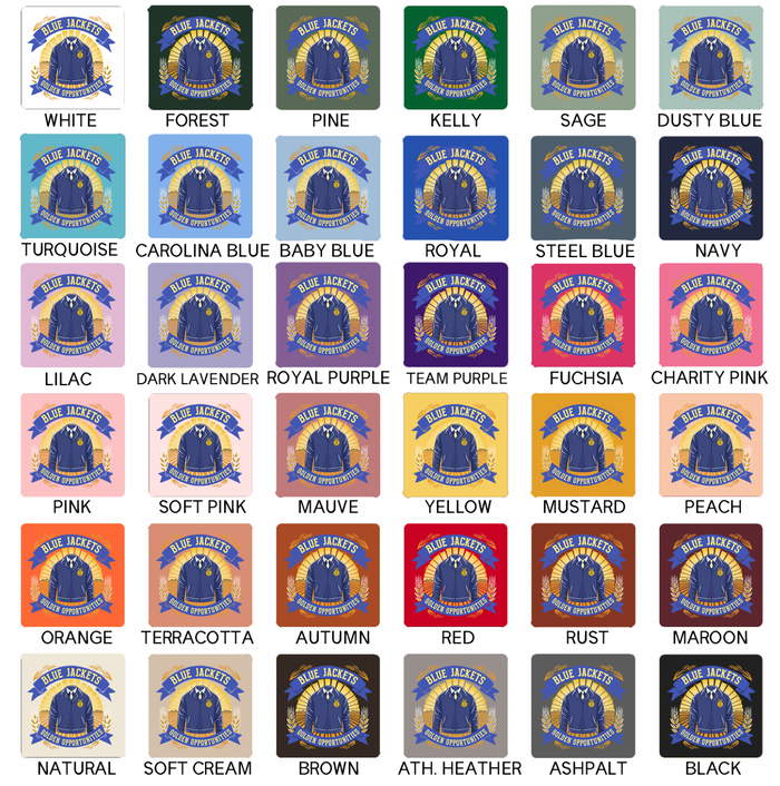 Blue Jackets Golden Opportunities- Bella Canvas T-Shirt