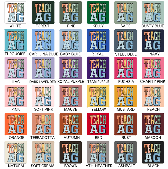 Boho Teach Ag- Bella Canvas T-Shirt