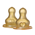 Bibs Bottle Nipple Latex 2 pack-Simply Green Baby