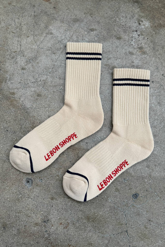 Boyfriend Socks - Cardinal