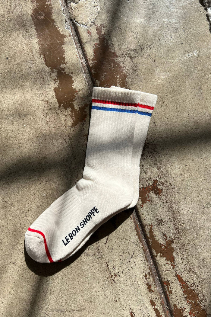 Boyfriend Socks - Powder Blue