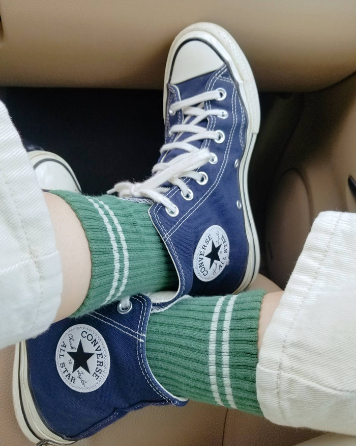 Boyfriend Socks - Powder Blue
