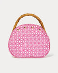 Breakers Bamboo Bermuda Bag - Passion Fruit Pink X Resort White Butterfly Pattern