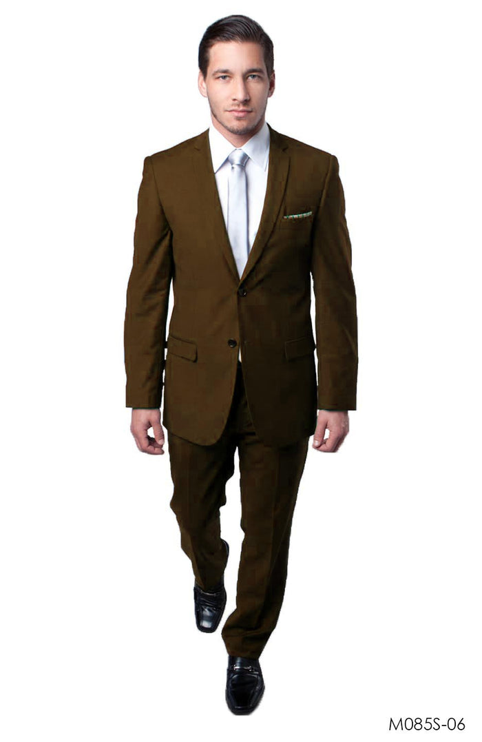 Brown Suit For Men Formal Suits For All Ocassions M085S-06 - Giorgio's Menswear