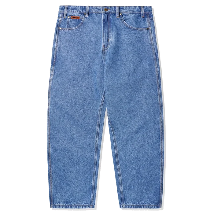 Butter Goods Baggy Denim Jeans Washed Indigo Pure Boardshop
