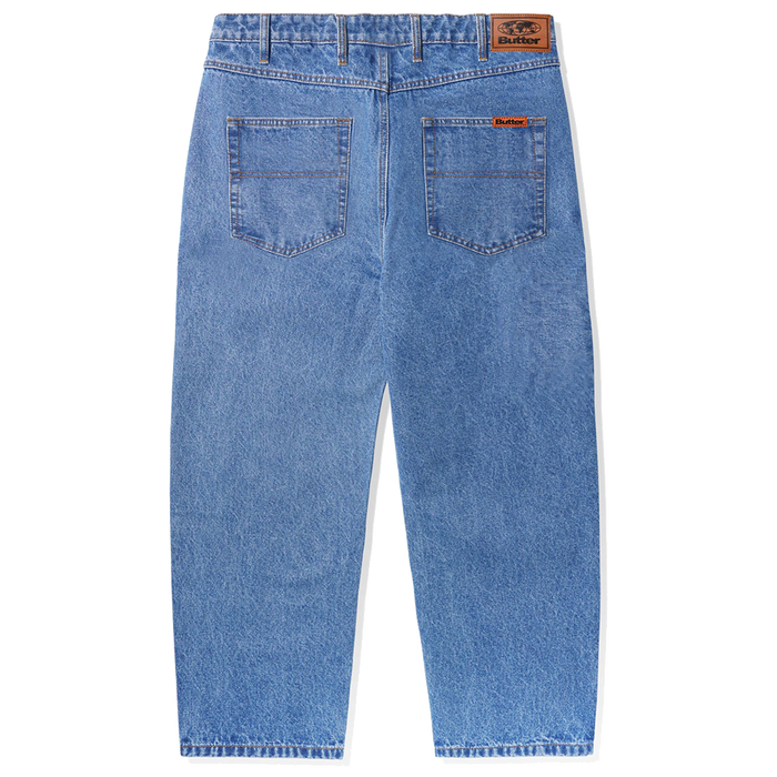 Butter Goods Baggy Denim Jeans Washed Indigo Pure Boardshop