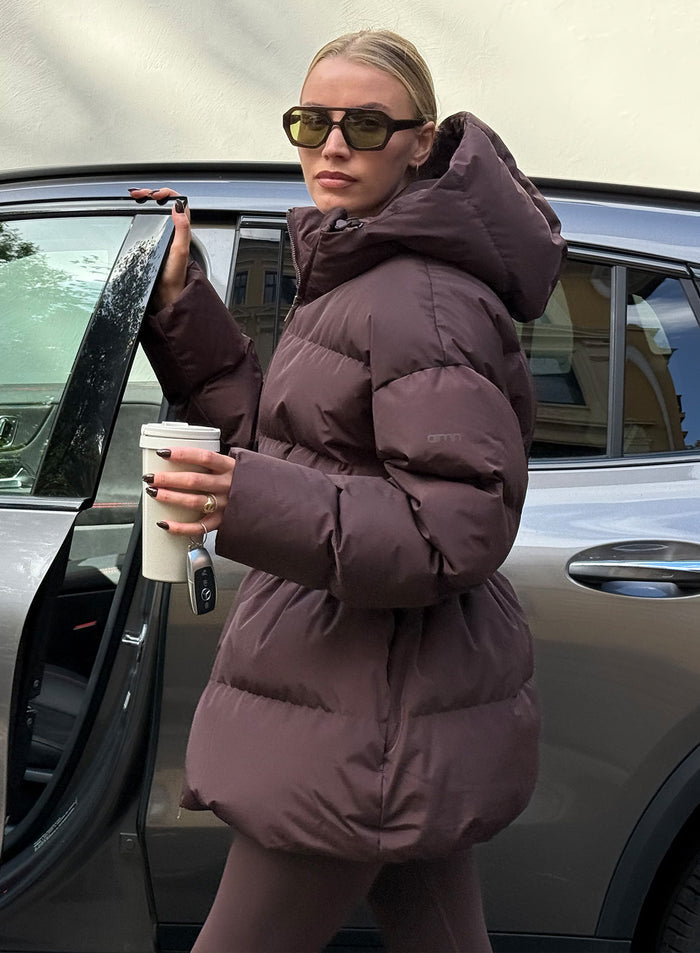 Cacao Moment Puffer Jacket