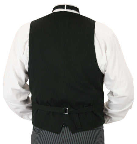 Callahan Double Breasted Vest - Black