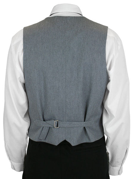 Callahan Dress Vest - Steel Gray