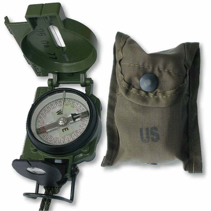 Cammenga Compass - Military Grade with durable case and pouch, ideal for navigation and survival gear A Way Through the Wilderness